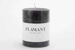 Bougies|Décoration<Flamant BETH, bougie, couleur , 7x9cm Noir