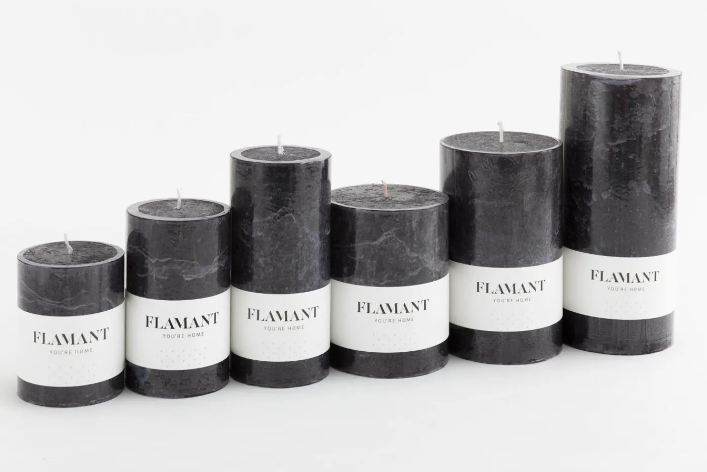 Bougies|Décoration<Flamant BETH, bougie, couleur , 7x11,5cm Noir