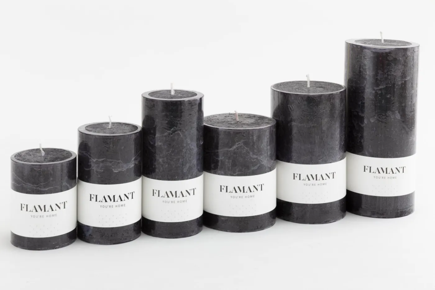 Bougies|Décoration<Flamant BETH, bougie, couleur , 9x15cm Noir