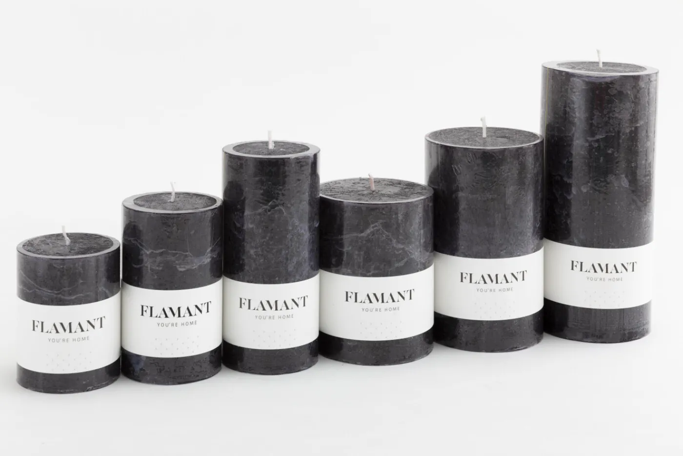 Bougies|Décoration<Flamant BETH, bougie, couleur , 9x20cm Noir