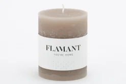 Bougies|Décoration<Flamant BETH, bougie, couleur taupe, 7x9cm Brun