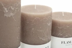 Bougies|Décoration<Flamant BETH, bougie, couleur taupe, 7x11,5cm Brun