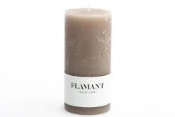 Bougies|Décoration<Flamant BETH, bougie, couleur taupe, 7x15cm Brun