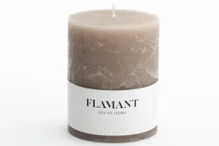 Bougies|Décoration<Flamant BETH, bougie, couleur taupe, 9x11,5cm Brun