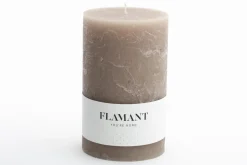 Bougies|Décoration<Flamant BETH, bougie, couleur taupe, 9x15cm Brun