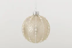 Boules De Noël|Boules De Noël<Flamant BIKING, boule de Noël Blanc