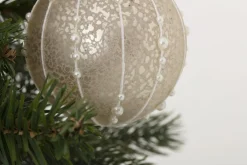 Boules De Noël|Boules De Noël<Flamant BIKING, boule de Noël Blanc