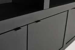 Placards|Armoires<Flamant BJORN, bibliothèque, , avec lumières LED dimmables Noir