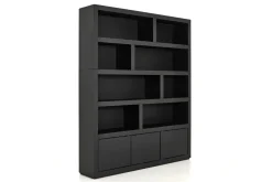 Placards|Armoires<Flamant BJORN, bibliothèque, , avec lumières LED dimmables Noir