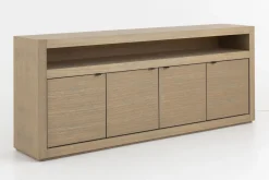 Armoires|Armoires<Flamant BJORN, buffet, chêne altéré, 4 portes, avec lumières LED dimmables