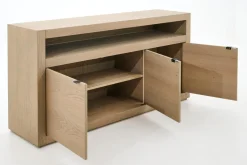 Armoires|Armoires<Flamant BJORN, buffet, chêne altéré, 3 portes, avec lumières LED dimmables