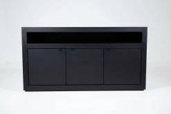 Armoires|Armoires<Flamant BJORN, buffet, , 3 portes, avec lumières LED dimmables Noir