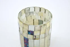 Porte Bougie, Chauffe-Plats Et Photophores|Porte Bougie, Chauffe-Plats Et Photophores<Flamant BLAKE, photophore, verre, S Gris