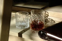 Verres|Verres<Flamant BOGART, verre à whisky, taillés à la main, set de 6 Transparent