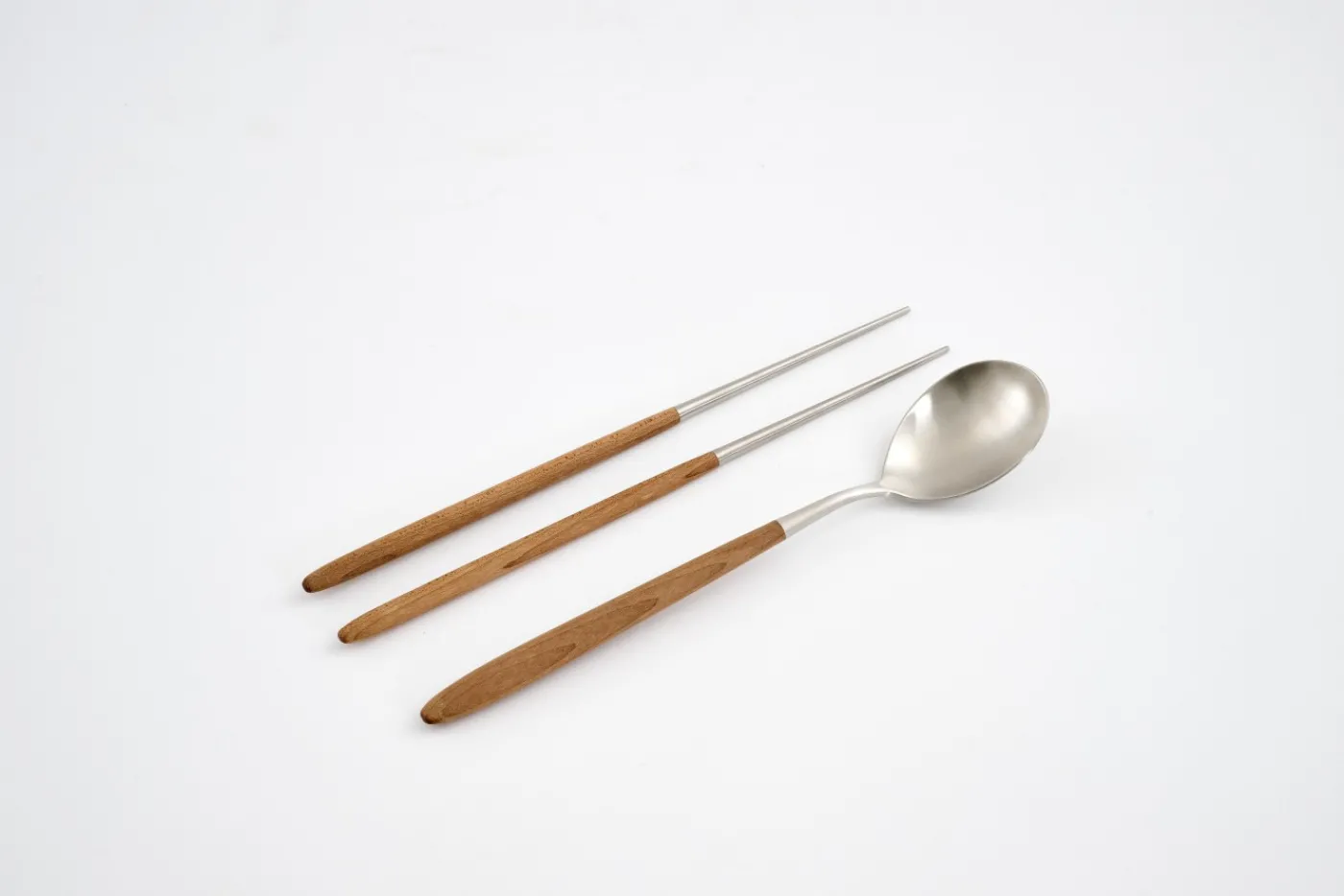 Couverts|Couverts<Flamant BORNEO, cuillère et baguettes, set de 2 Brun
