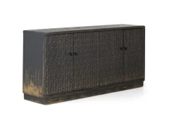Armoires|Armoires<Flamant BOSSA, buffet, 4 portes, sculpté Brun