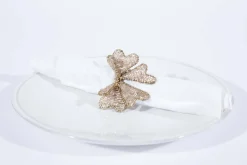 Accessoires|Décoration De Table<Flamant BOSSY, rond de serviette, perles Rose