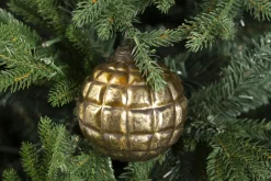 Boules De Noël|Boules De Noël<Flamant BOYAN, boule de Noël, Or