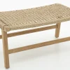 Banquettes|Fauteuils<Flamant BRENDON, pouf, tressé