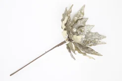 Décoration De Noël|Décoration De Noël<Flamant BRITTE, poinsettia Argent