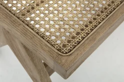 Poufs Et Bouts De Canapé|Sièges<Flamant BRUNO, banquette, chêne et roseau Mixte
