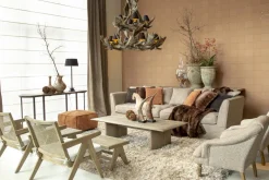 Poufs Et Bouts De Canapé|Sièges<Flamant BRUNO, banquette, chêne et roseau Mixte