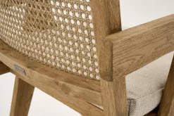 Chaises|Chaises<Flamant BRUNO, chaise avec accoudoirs, chêne, roseau, avec coussin Mixte