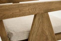 Chaises|Chaises<Flamant BRUNO, chaise avec accoudoirs, chêne, roseau, avec coussin Mixte