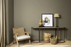Fauteuils|Sièges<Flamant BRUNO, fauteuil, chêne, roseau, avec coussin Mixte