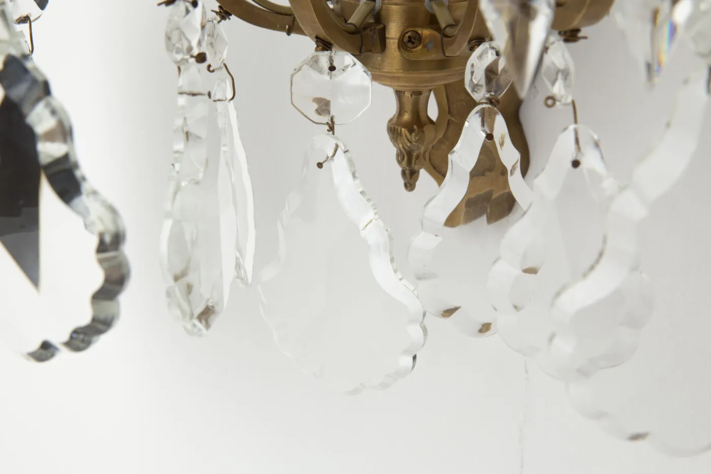 Appliques Murales|Luminaire<Flamant BRUXELLES, applique murale, gouttes de verre Transparent