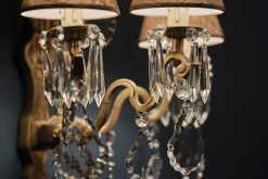 Appliques Murales|Luminaire<Flamant BRUXELLES, applique murale, gouttes de verre Transparent