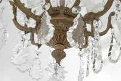 Suspensions Et Lustres|Luminaire<Flamant BRUXELLES, lustre, gouttes de verre, 6 lampes Transparent