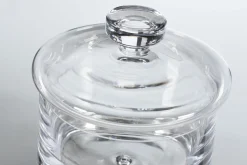Bonbonnières|Bonbonnières<Flamant BUBBLE, bonbonnière, S, soufflée bouche Transparent