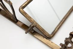 Objets Usuels|Décoration<Flamant CAIT, porte-manteau, avec miroir Brun