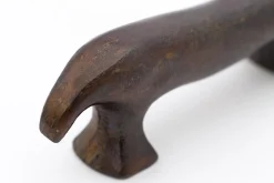Statuettes Et Objets|Décoration<Flamant CALUM, chien, cuivre bronze, L Brun