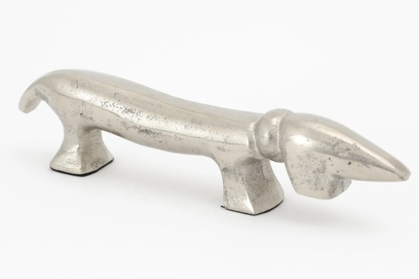 Statuettes Et Objets|Décoration<Flamant CALUM, chien, nickel, L Argent