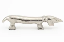 Statuettes Et Objets|Décoration<Flamant CALUM, chien, nickel, L Argent
