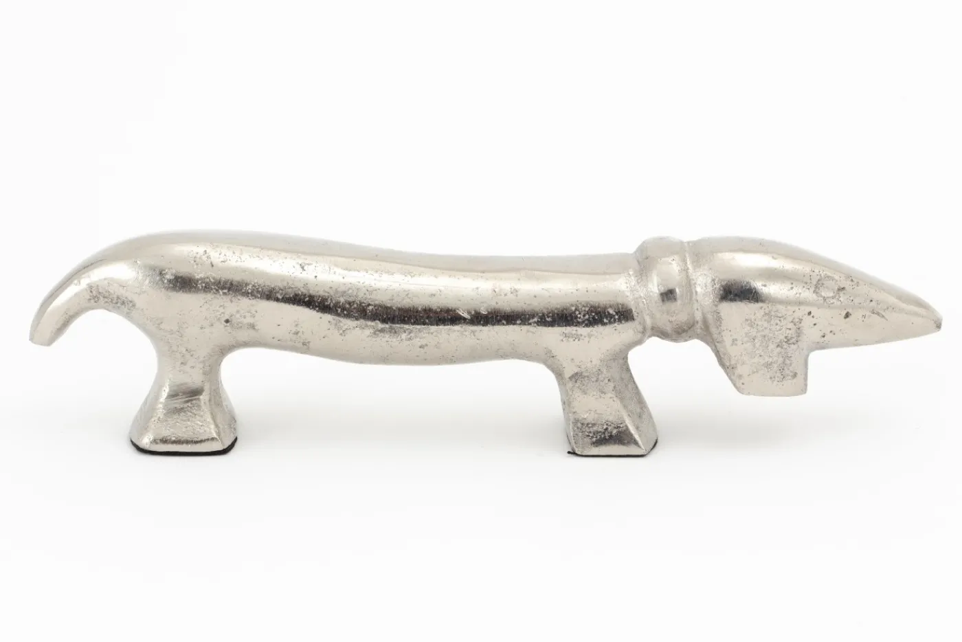 Statuettes Et Objets|Décoration<Flamant CALUM, chien, nickel, L Argent