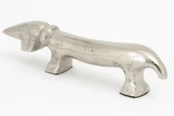 Statuettes Et Objets|Décoration<Flamant CALUM, chien, nickel, L Argent