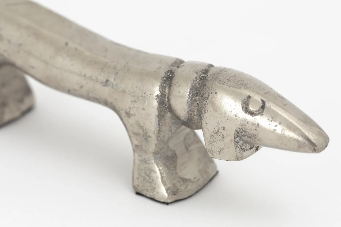 Statuettes Et Objets|Décoration<Flamant CALUM, chien, nickel, S Argent