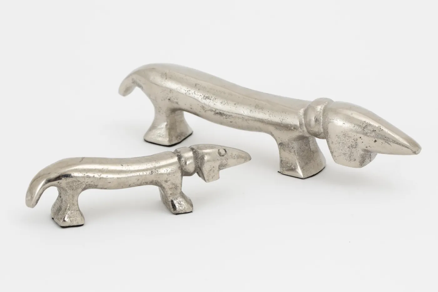 Statuettes Et Objets|Décoration<Flamant CALUM, chien, nickel, S Argent