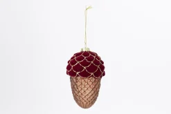 Boules De Noël|Boules De Noël<Flamant CAMPI, pendentif Noël Rouge