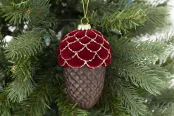 Boules De Noël|Boules De Noël<Flamant CAMPI, pendentif Noël Rouge
