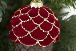 Boules De Noël|Boules De Noël<Flamant CAMPI, pendentif Noël Rouge
