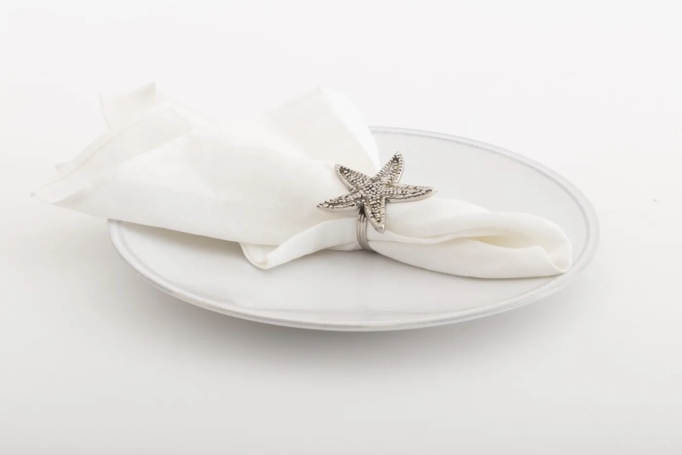 Décoration De Table|Accessoires<Flamant CANISI, rond de serviette, nickel, étoile de mer Argent