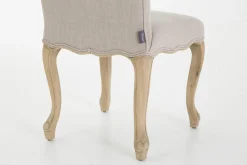Chaises|Chaises<Flamant CANTELLE, chaise, bouleau, lin Gebrokenwit