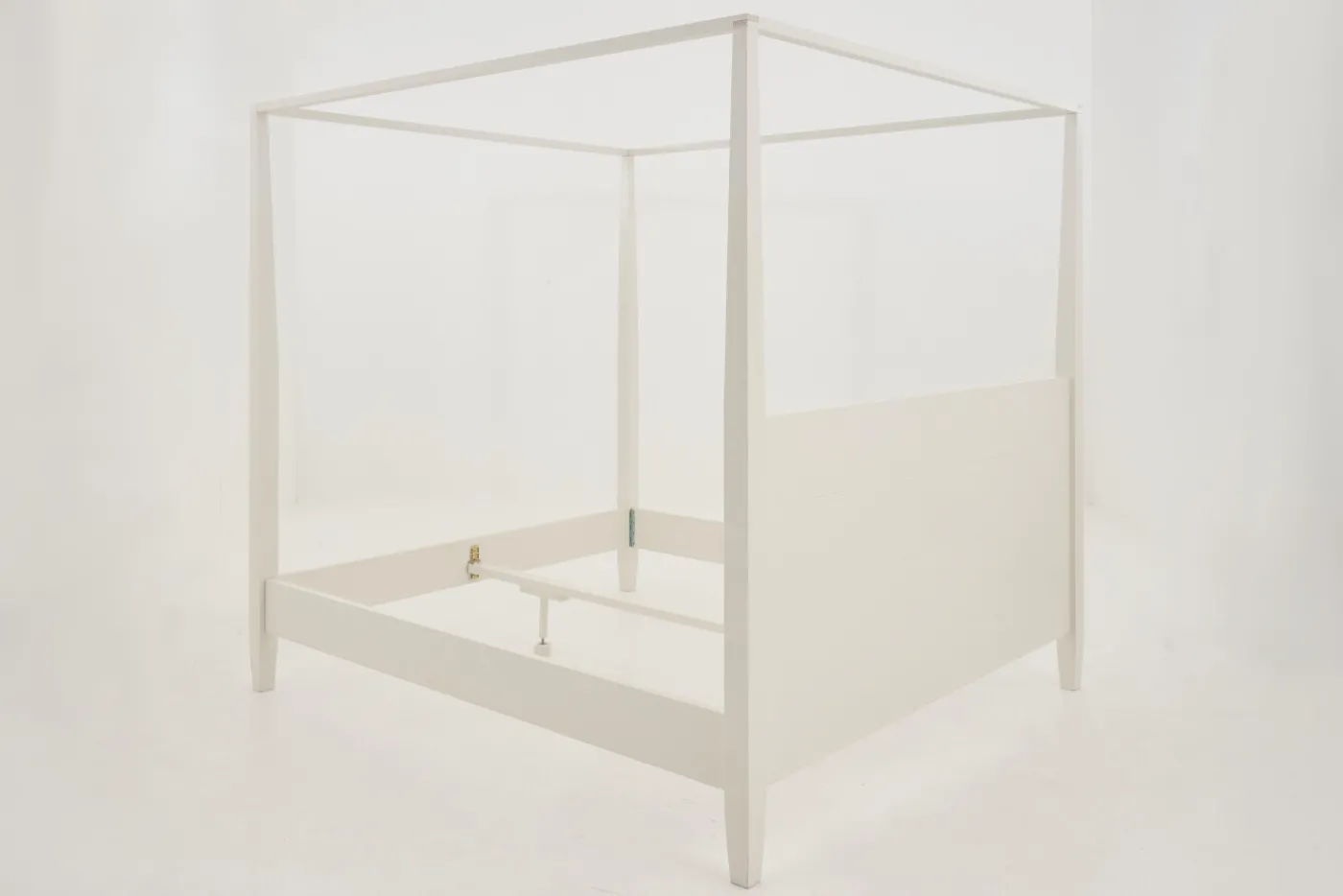 Lits|Lits<Flamant CAPE COD, lit à baldaquin, , 160 cm Blanc