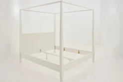 Lits|Lits<Flamant CAPE COD, lit à baldaquin, , 180 cm Blanc
