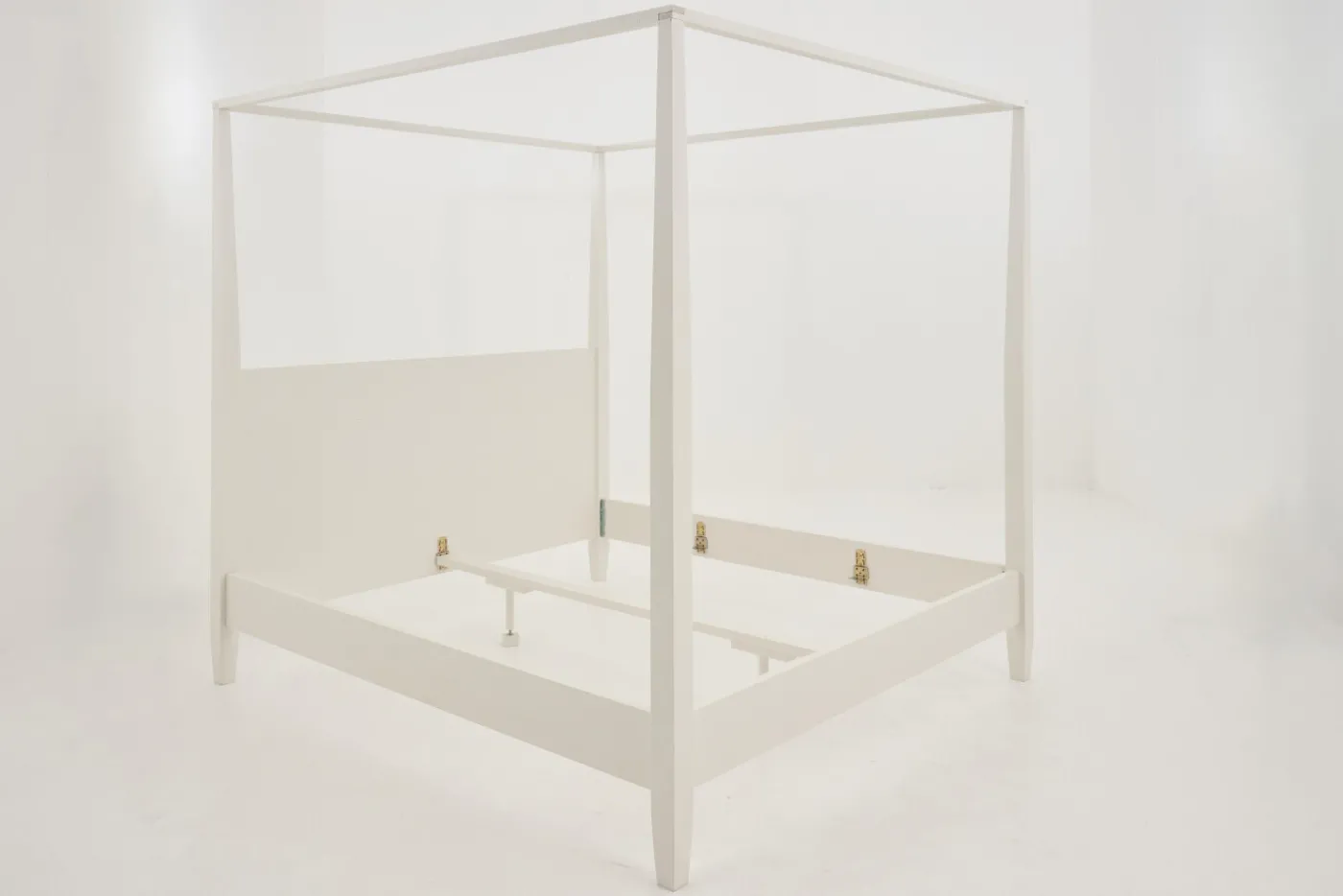 Lits|Lits<Flamant CAPE COD, lit à baldaquin, , 180 cm Blanc