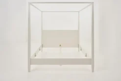 Lits|Lits<Flamant CAPE COD, lit à baldaquin, , 180 cm Blanc